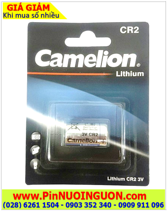 Pin Camelion CR2-BP1; Pin CR-2 /CR15H270; Pin 3v Lithium Camelion CR2-BP1 chính hãng Camelion (Loại Vỉ 1viên)
